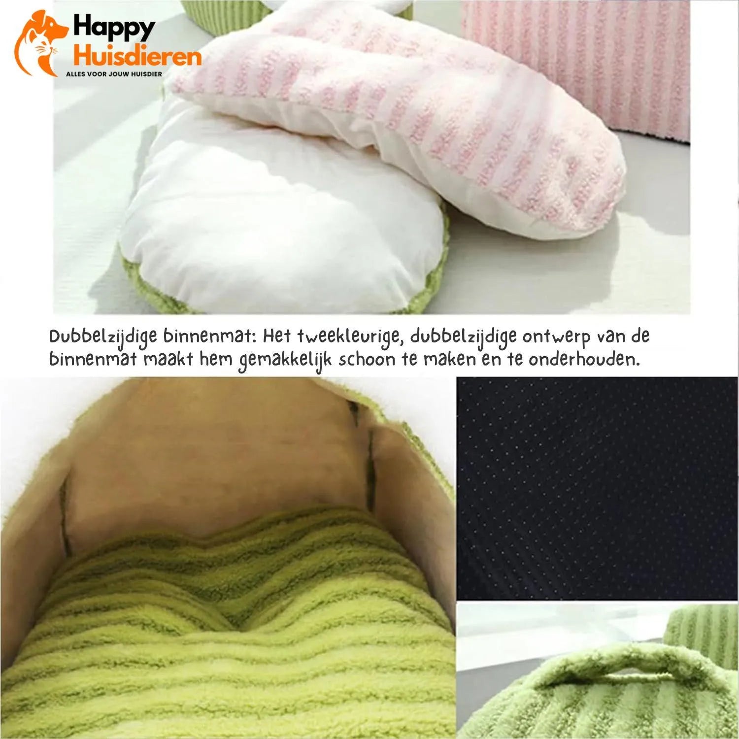 Snuggle Pups | Comfortabele Pluche Mand voor Honden & Katten – Zacht & Kalmerend