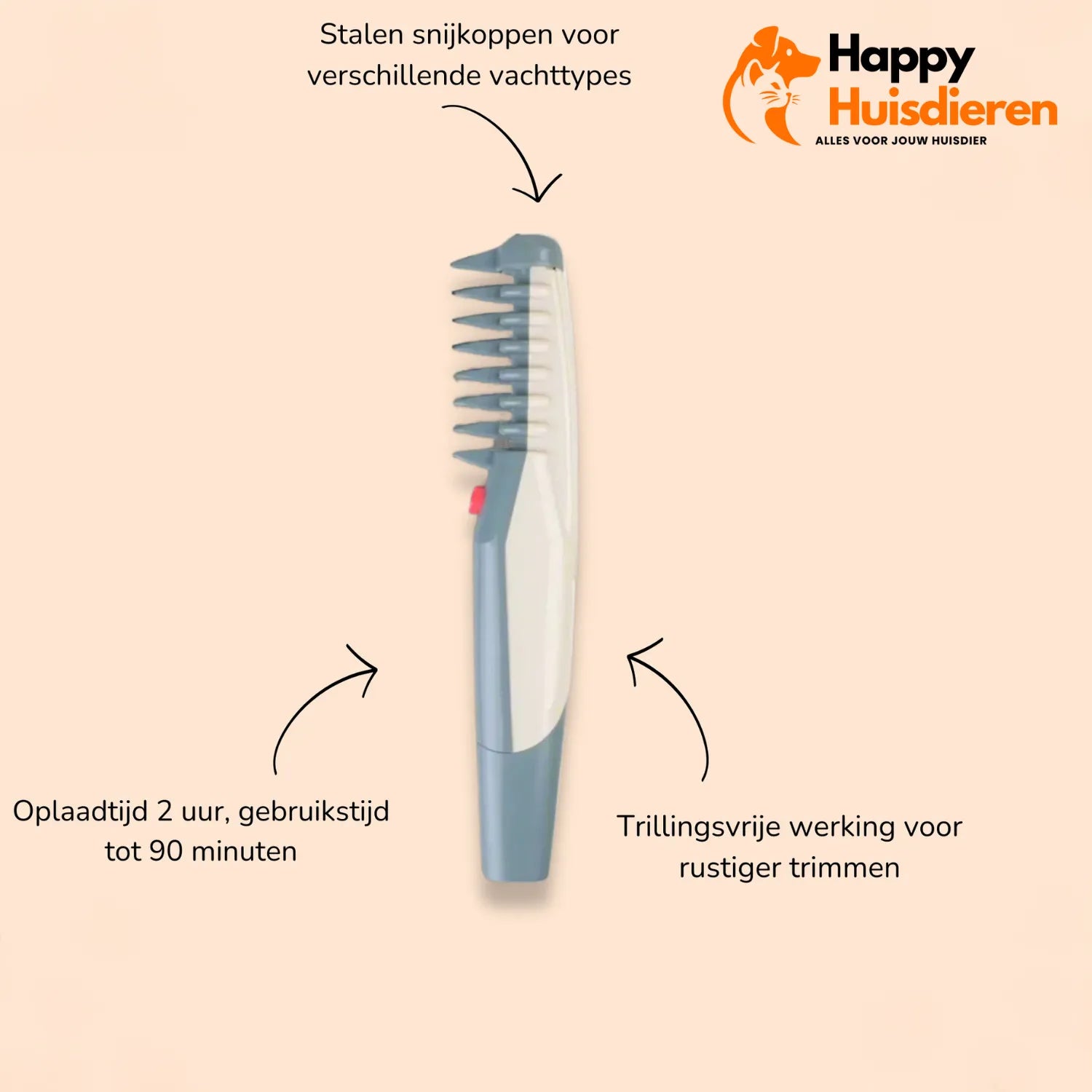 StilleTrim Pro | Geruisloze Trimmer voor Comfortabel Trimmen