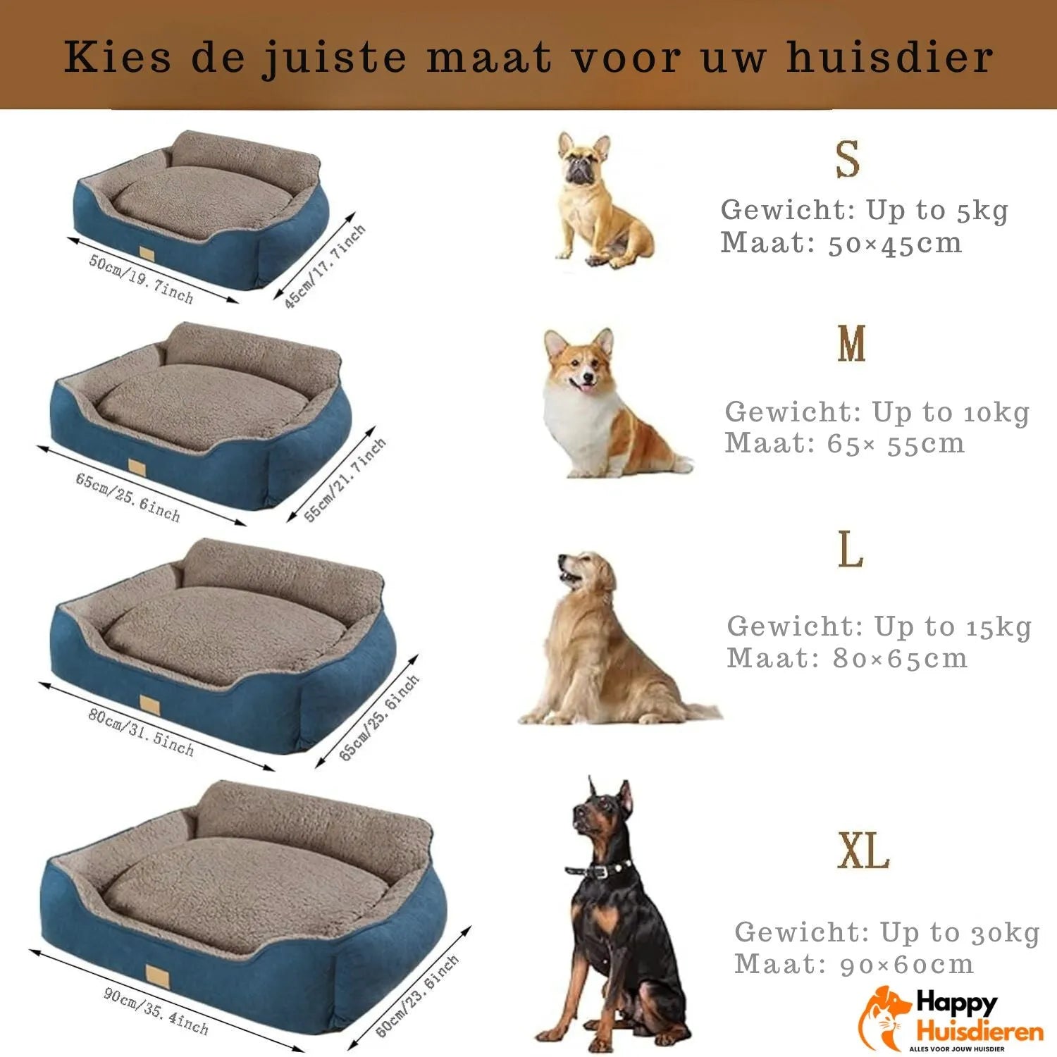 TailRest Couch | Luxe Honden Sofa met Stevige Leuning