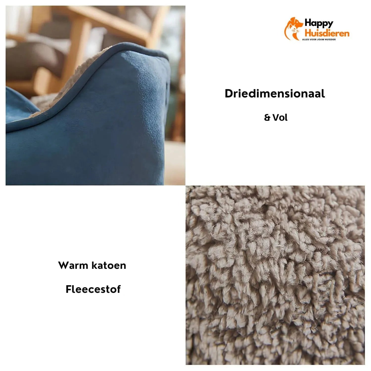 TailRest Couch | Luxe Honden Sofa met Stevige Leuning