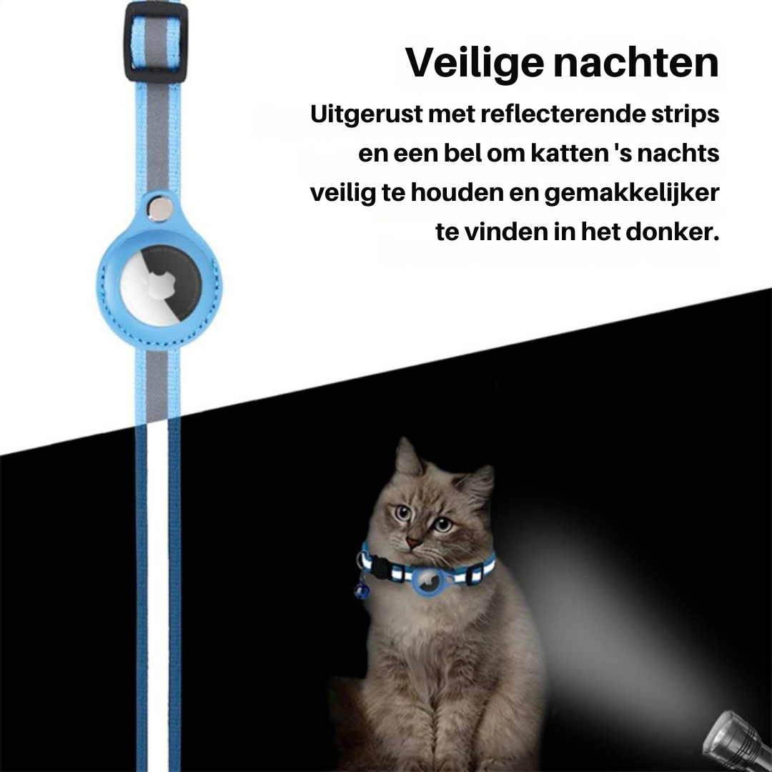 TrackTail Collar | Katten GPS halsband met veiligheidsluiting