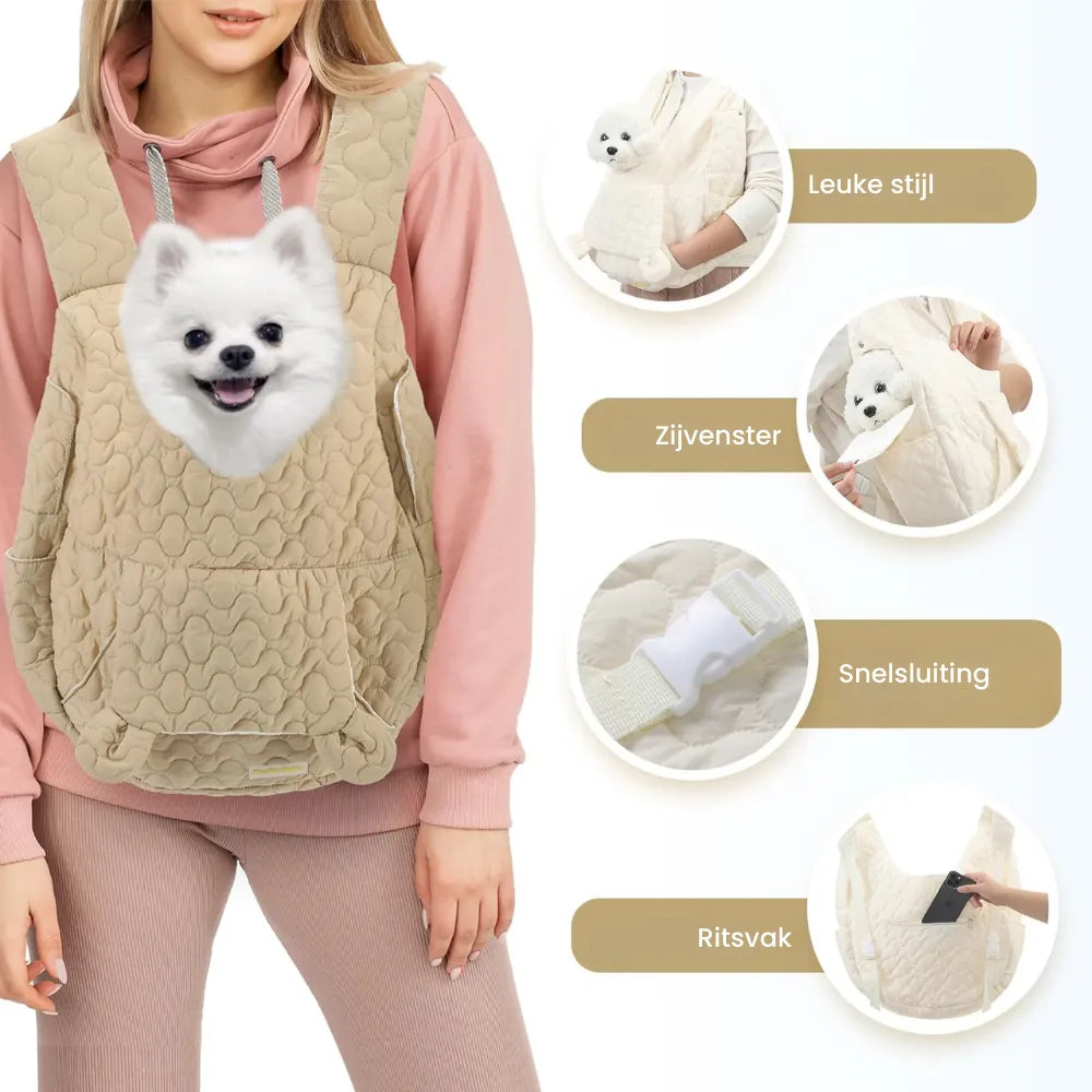 TrailPaws Carrier | Extra grote waterdichte hondendraagtas met lichtgewicht ontwerp