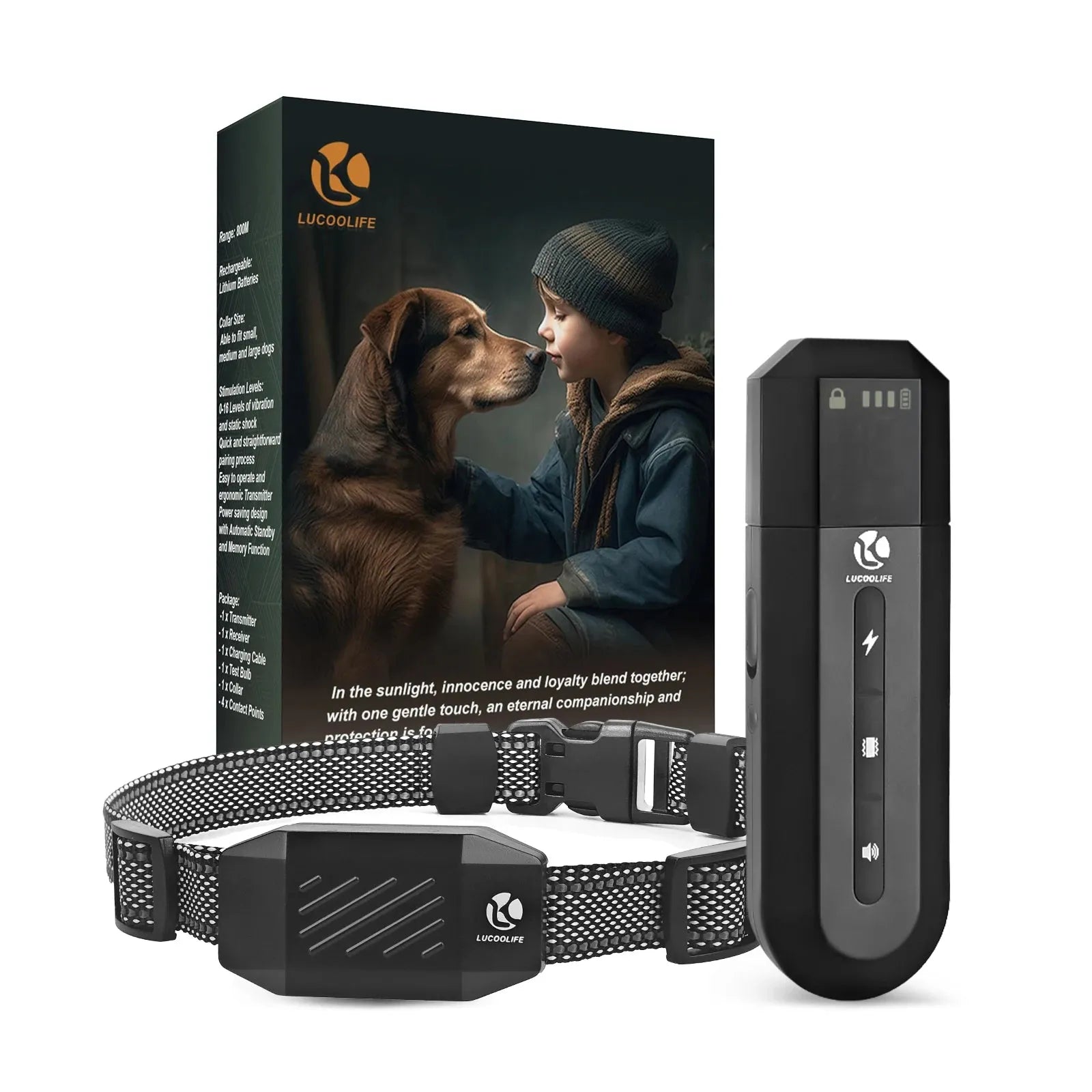 TrainPro | Diervriendelijke Trainingshalsband met Afstandsbediening en Verstelbaar - Groot Bereik