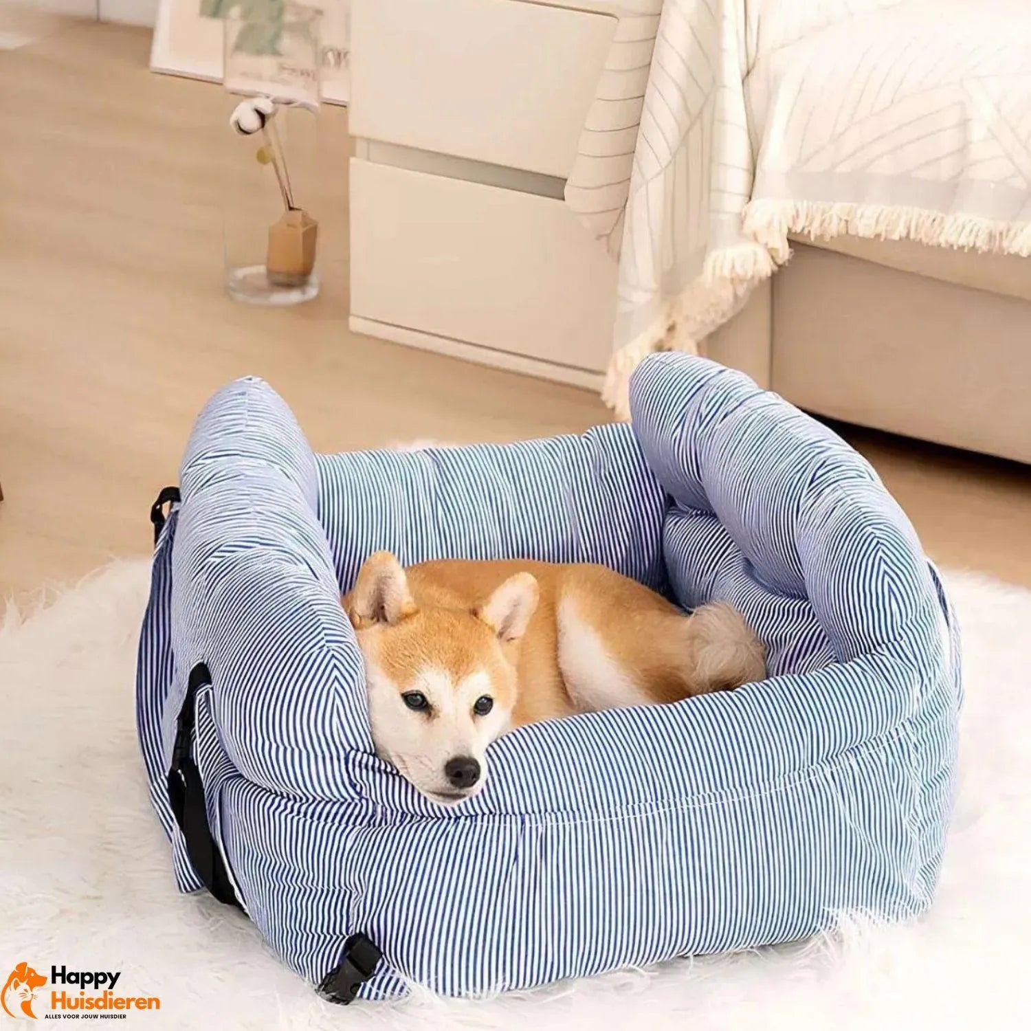 Transport Huisdier | Draagbare Autostoel voor Honden Comfort