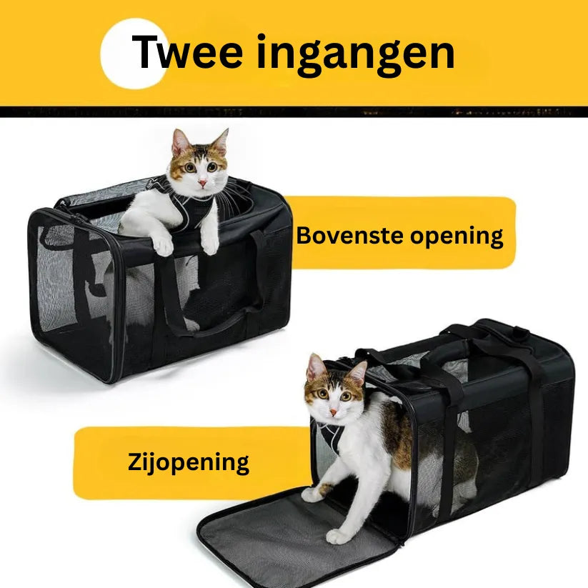 TravelPaw Draagtas | Opvouwbare Lichtgewicht Huisdierdrager voor Honden en Katten