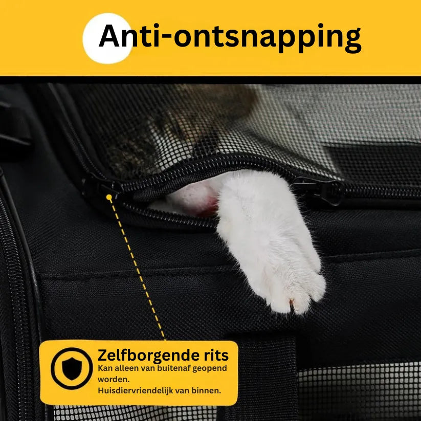 TravelPaw Draagtas | Opvouwbare Lichtgewicht Huisdierdrager voor Honden en Katten