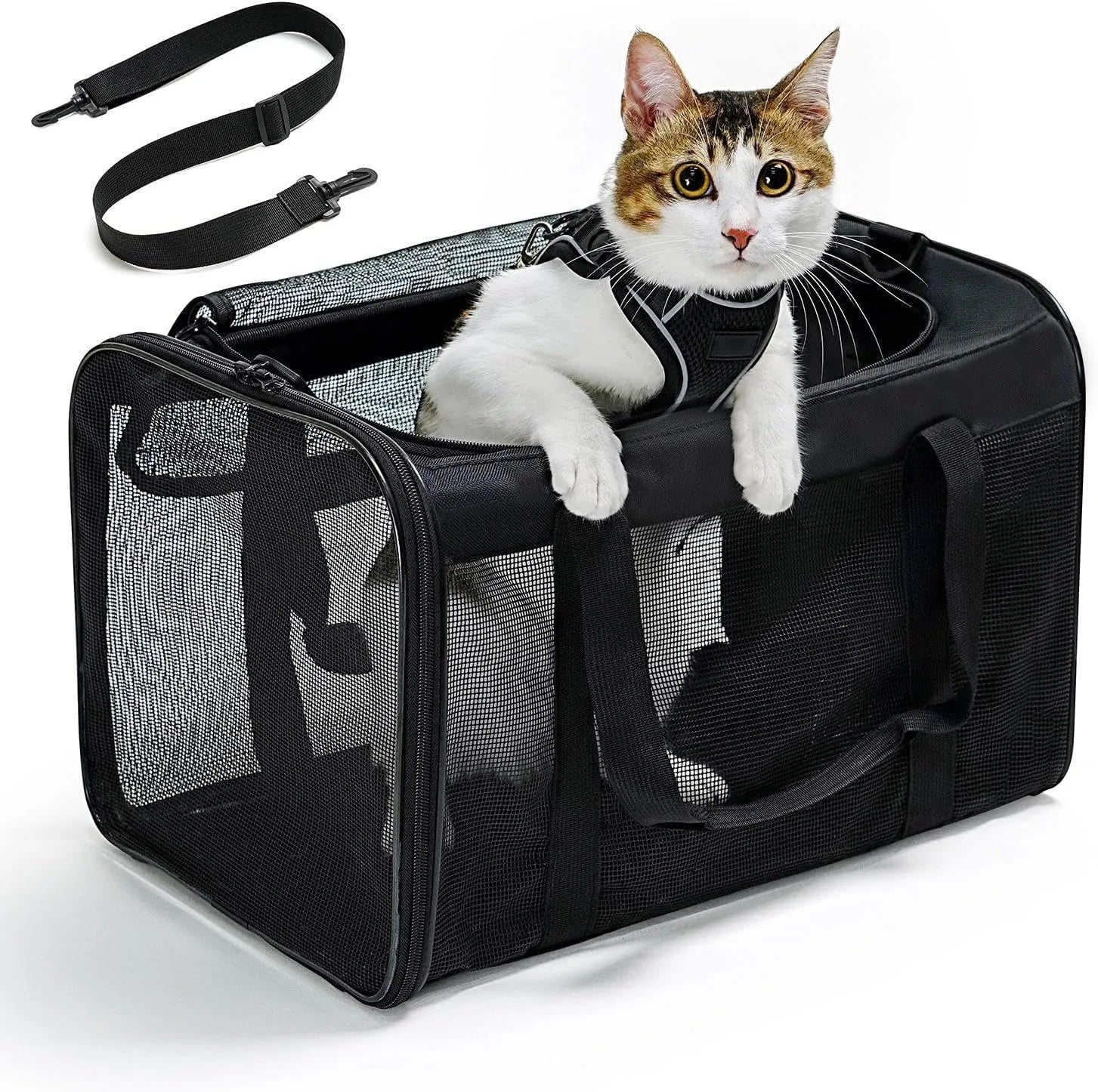TravelPaw Draagtas | Opvouwbare Lichtgewicht Huisdierdrager voor Honden en Katten