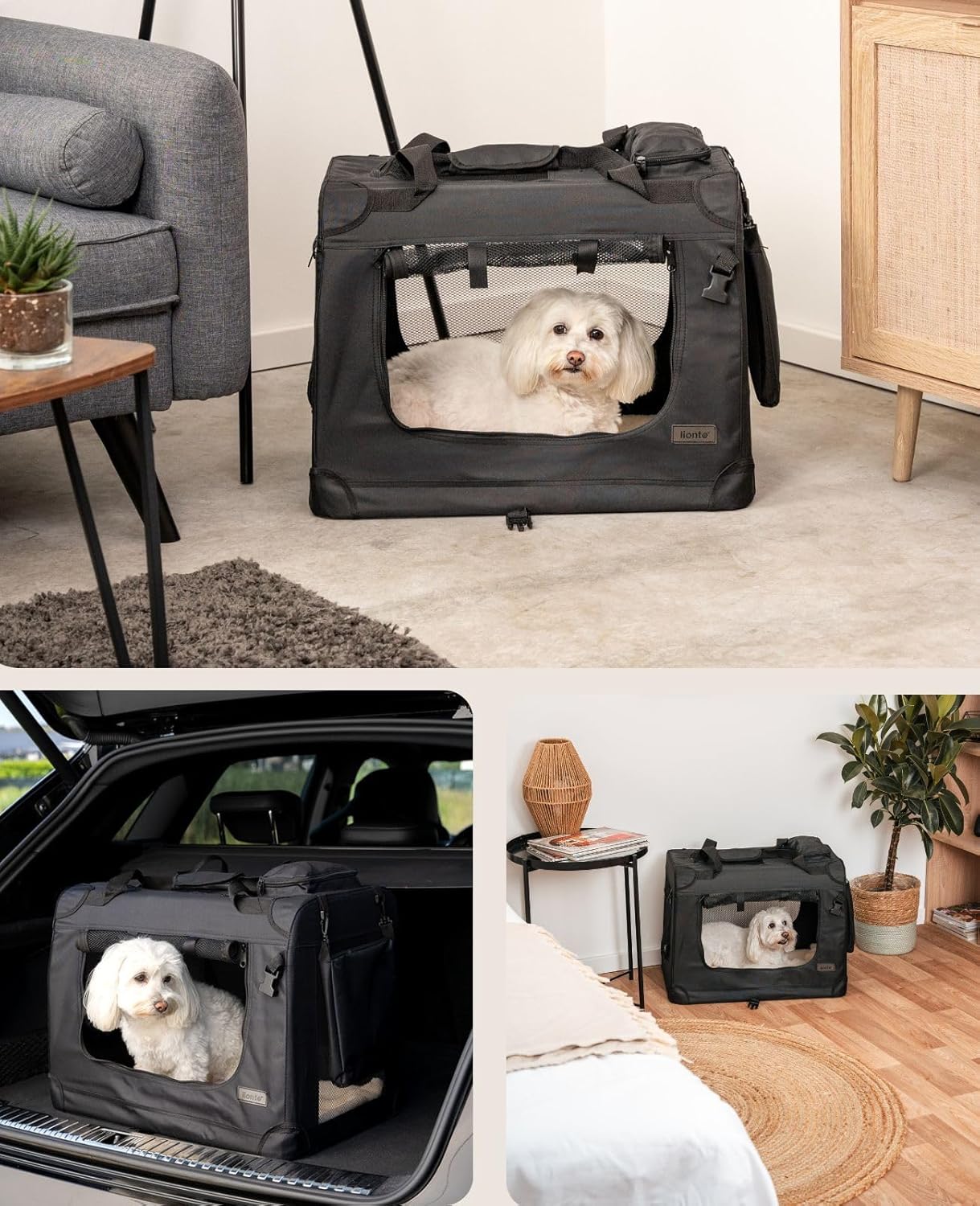 TravelPaw Opvouwbare Hondenbench | Compacte Transportbox voor Auto en Reizen