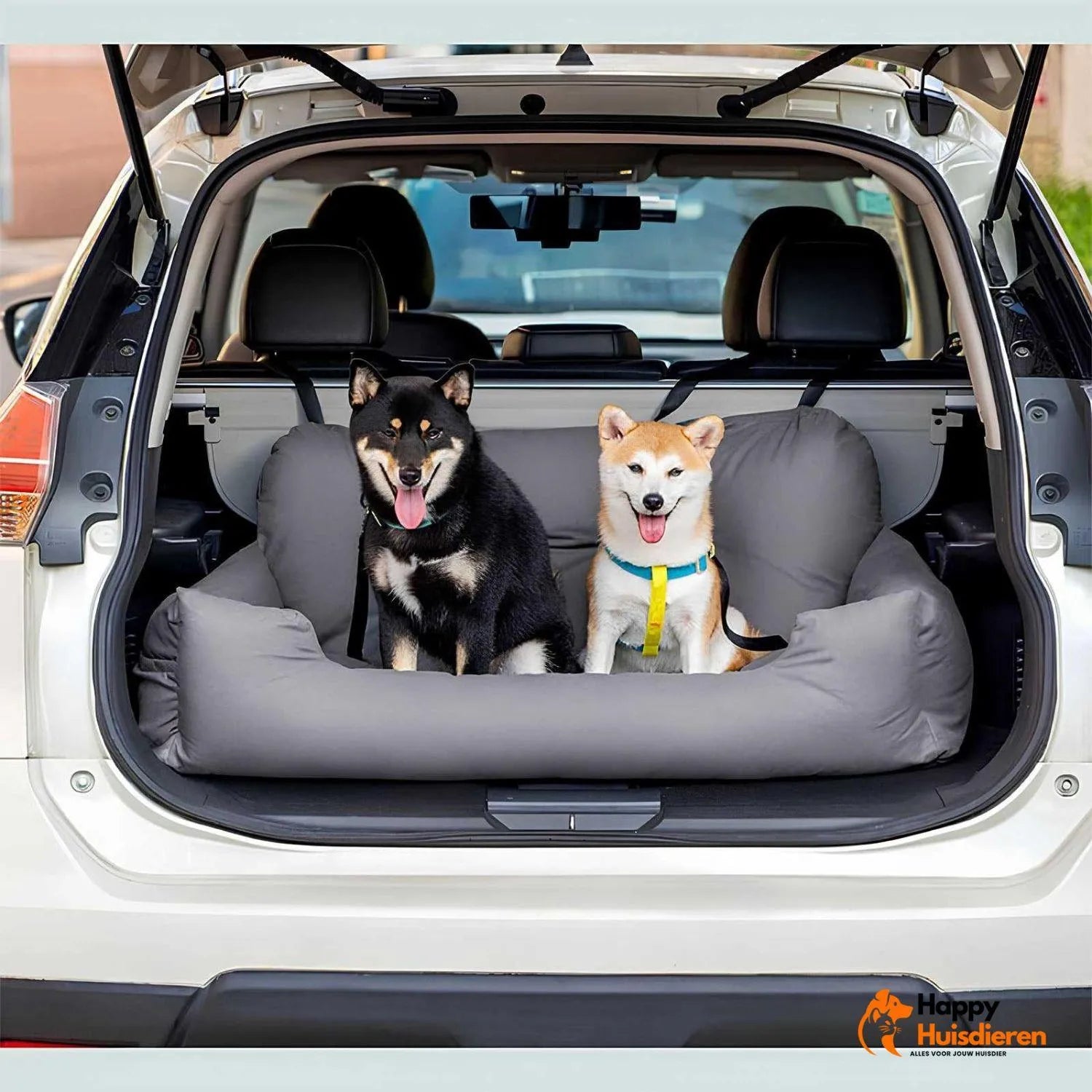 TravelPaws Bed | Veilig Honden Autostoelbed voor Lange Reizen