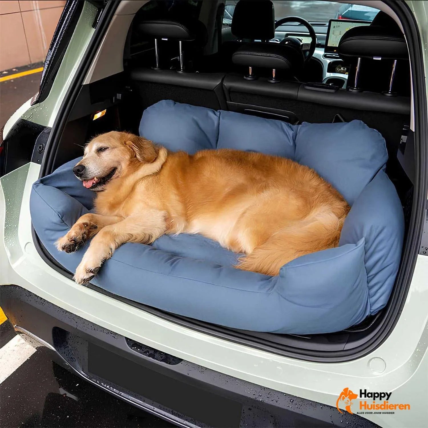 TravelPaws Bed | Veilig Honden Autostoelbed voor Lange Reizen