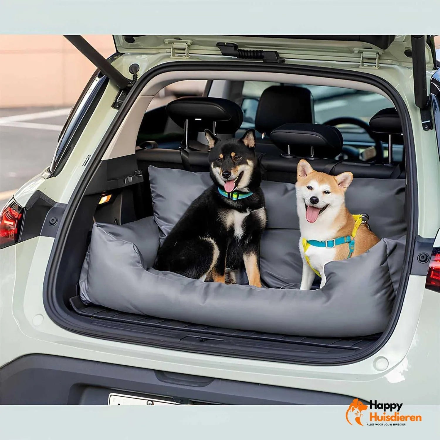 TravelPaws Bed | Veilig Honden Autostoelbed voor Lange Reizen