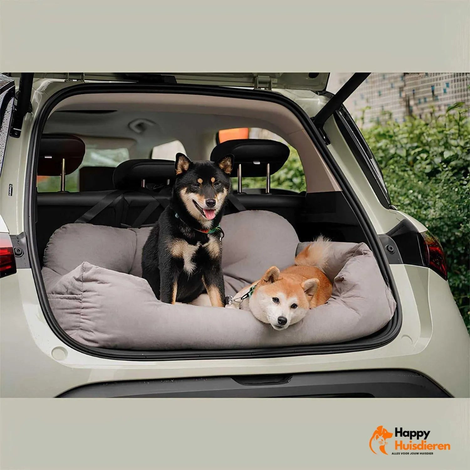 TravelPaws Bed | Veilig Honden Autostoelbed voor Lange Reizen