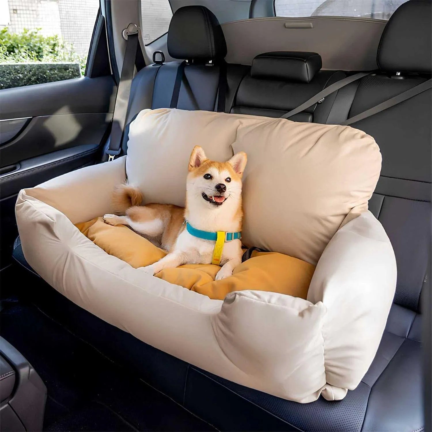 TravelPaws Bed | Veilig Honden Autostoelbed voor Lange Reizen