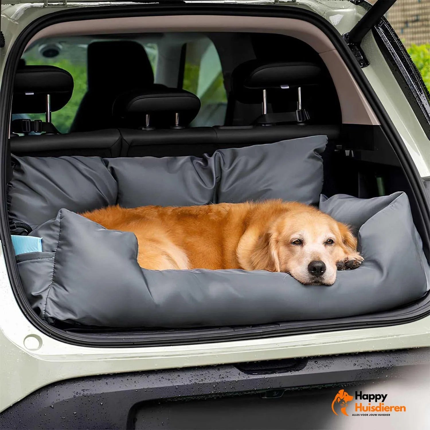 TravelPaws Bed | Veilig Honden Autostoelbed voor Lange Reizen