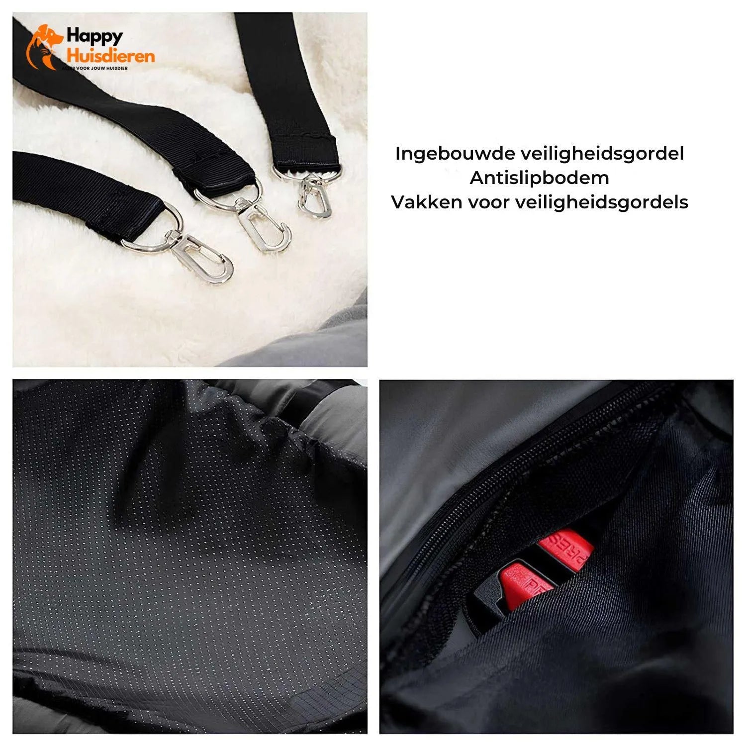 TravelPaws Bed | Veilig Honden Autostoelbed voor Lange Reizen