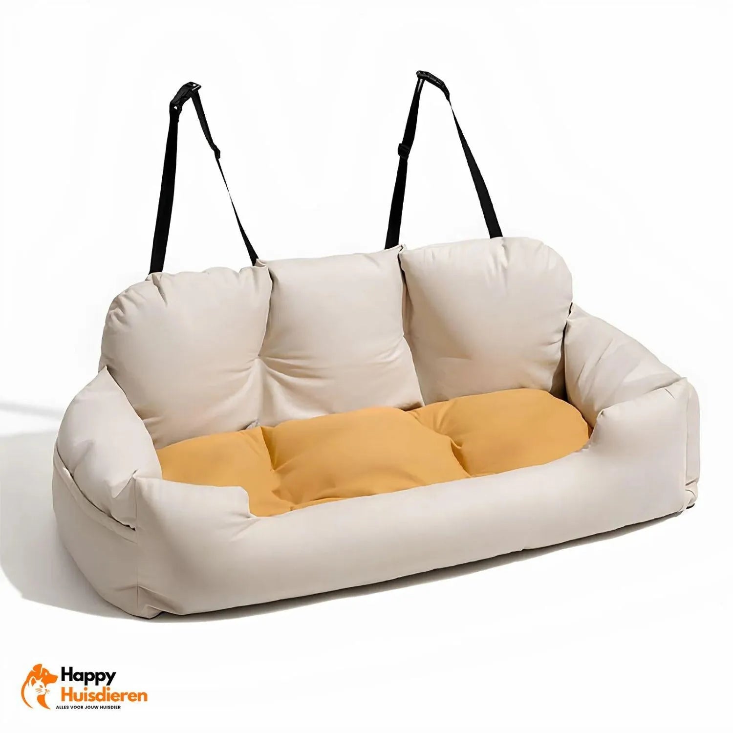 TravelPaws Bed | Veilig Honden Autostoelbed voor Lange Reizen