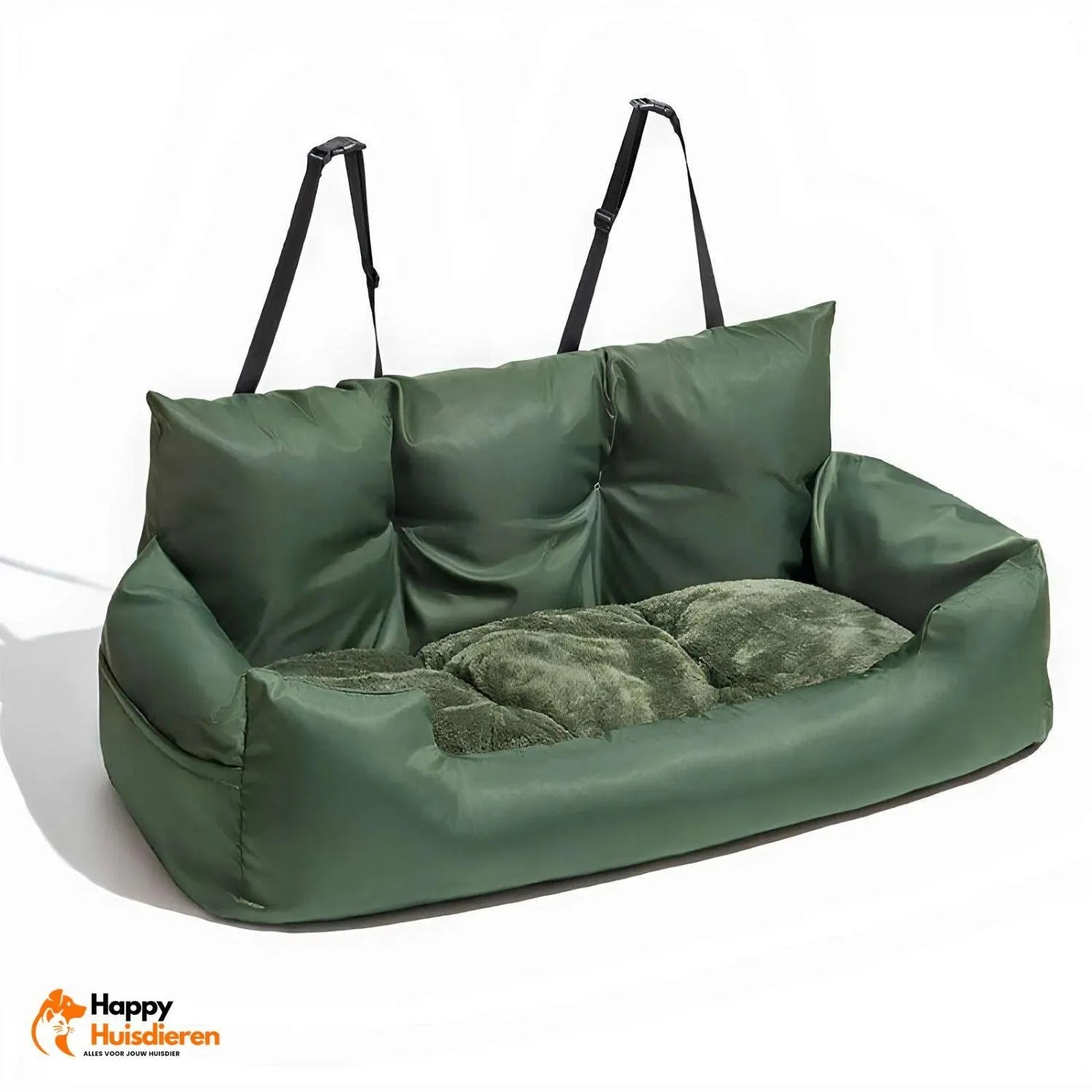 TravelPaws Bed | Veilig Honden Autostoelbed voor Lange Reizen