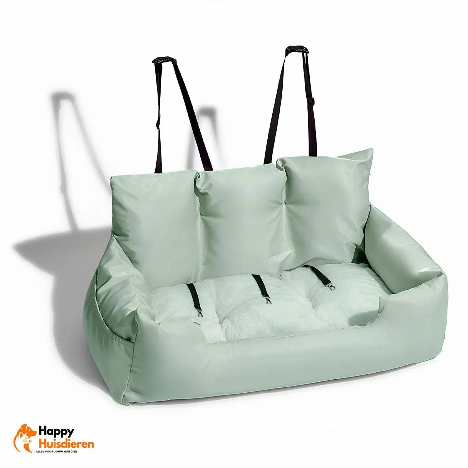 TravelPaws Bed | Veilig Honden Autostoelbed voor Lange Reizen