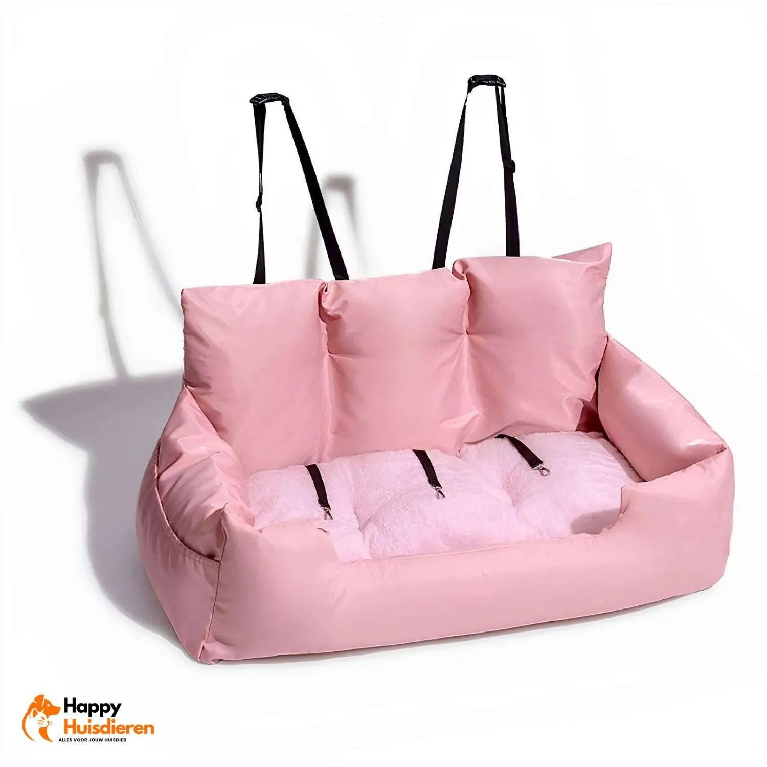 TravelPaws Bed | Veilig Honden Autostoelbed voor Lange Reizen