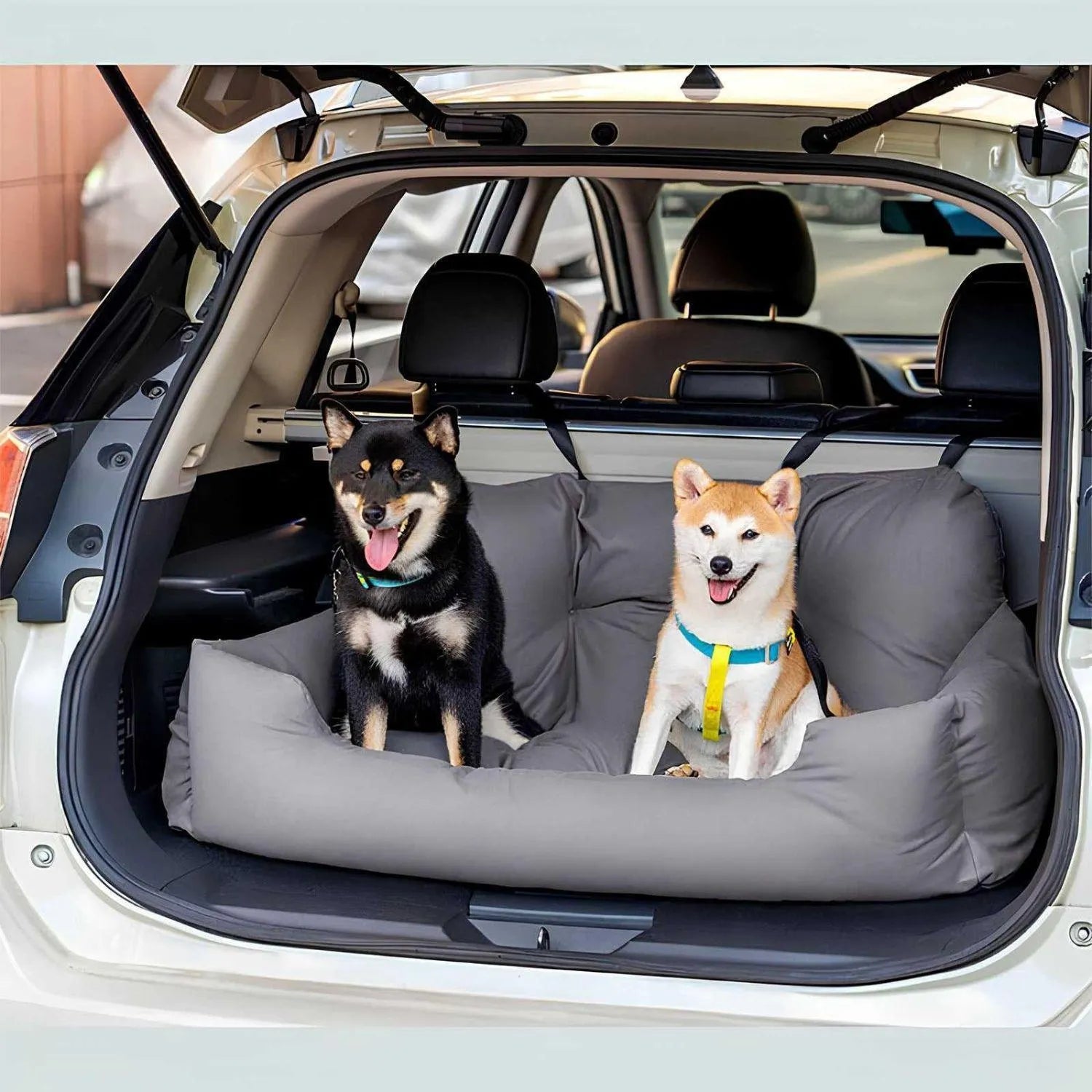 TravelPaws Bed | Veilig Honden Autostoelbed voor Lange Reizen
