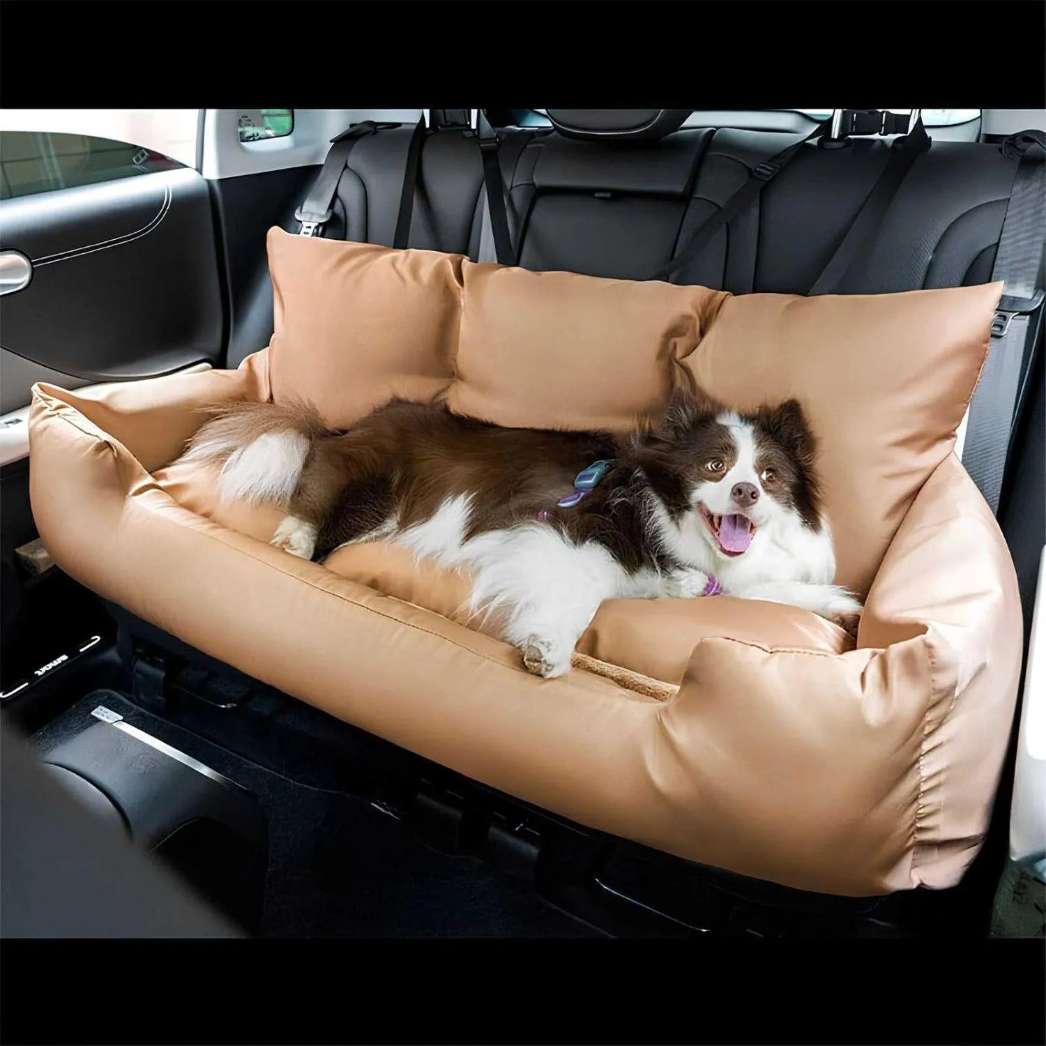 TravelPaws Bed | Veilig Honden Autostoelbed voor Lange Reizen