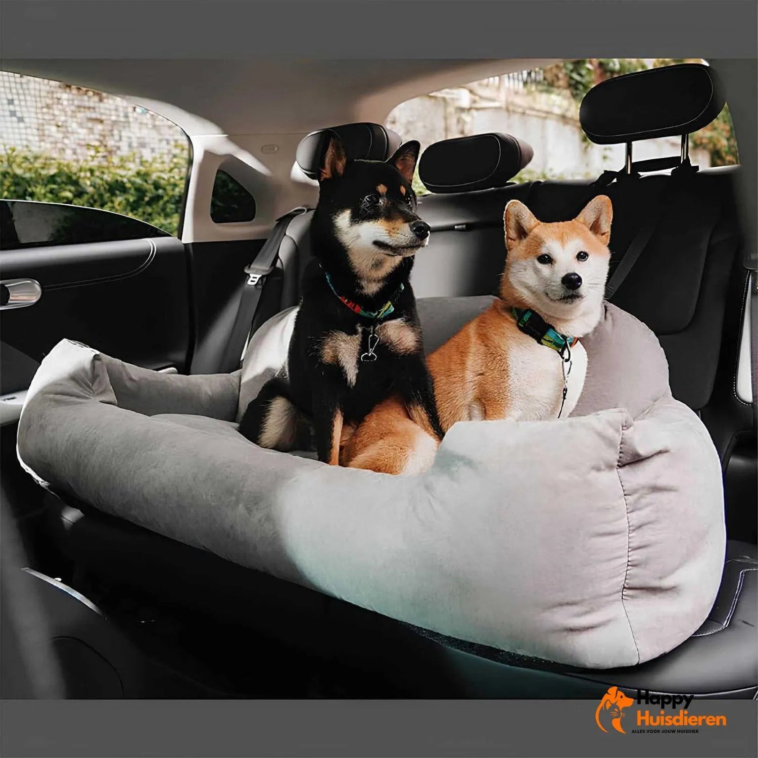 TravelPaws Bed | Veilig Honden Autostoelbed voor Lange Reizen