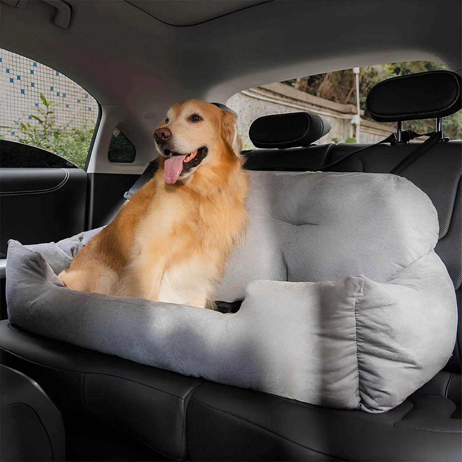 TravelPaws Bed | Veilig Honden Autostoelbed voor Lange Reizen