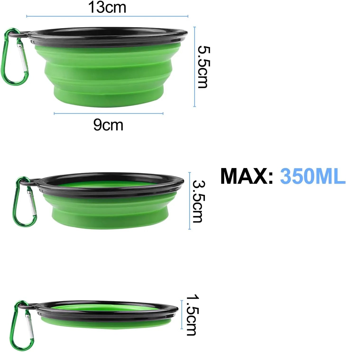 TravelPaws Drinkbak | Opvouwbare Reis Kom voor Honden en Katten