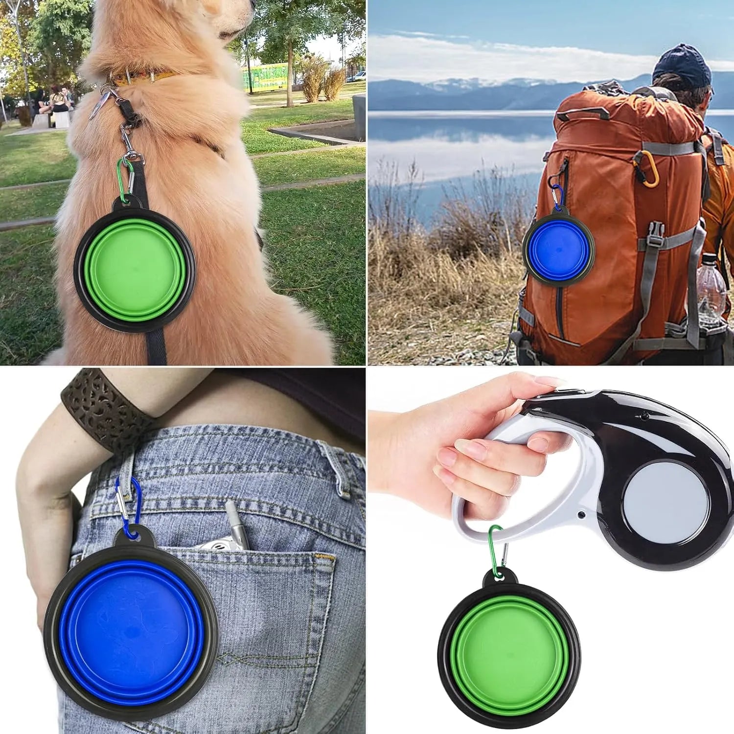 TravelPaws Drinkbak | Opvouwbare Reis Kom voor Honden en Katten