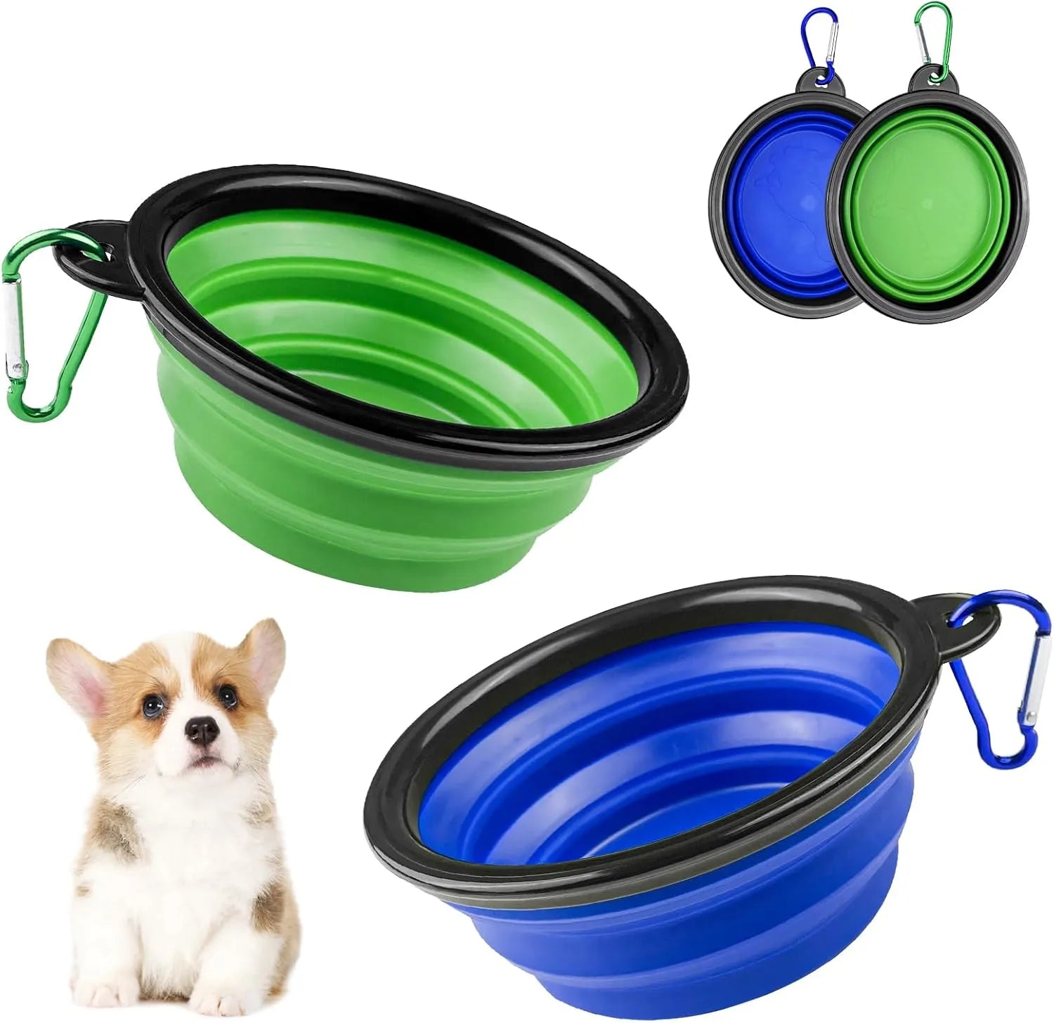 TravelPaws Drinkbak | Opvouwbare Reis Kom voor Honden en Katten