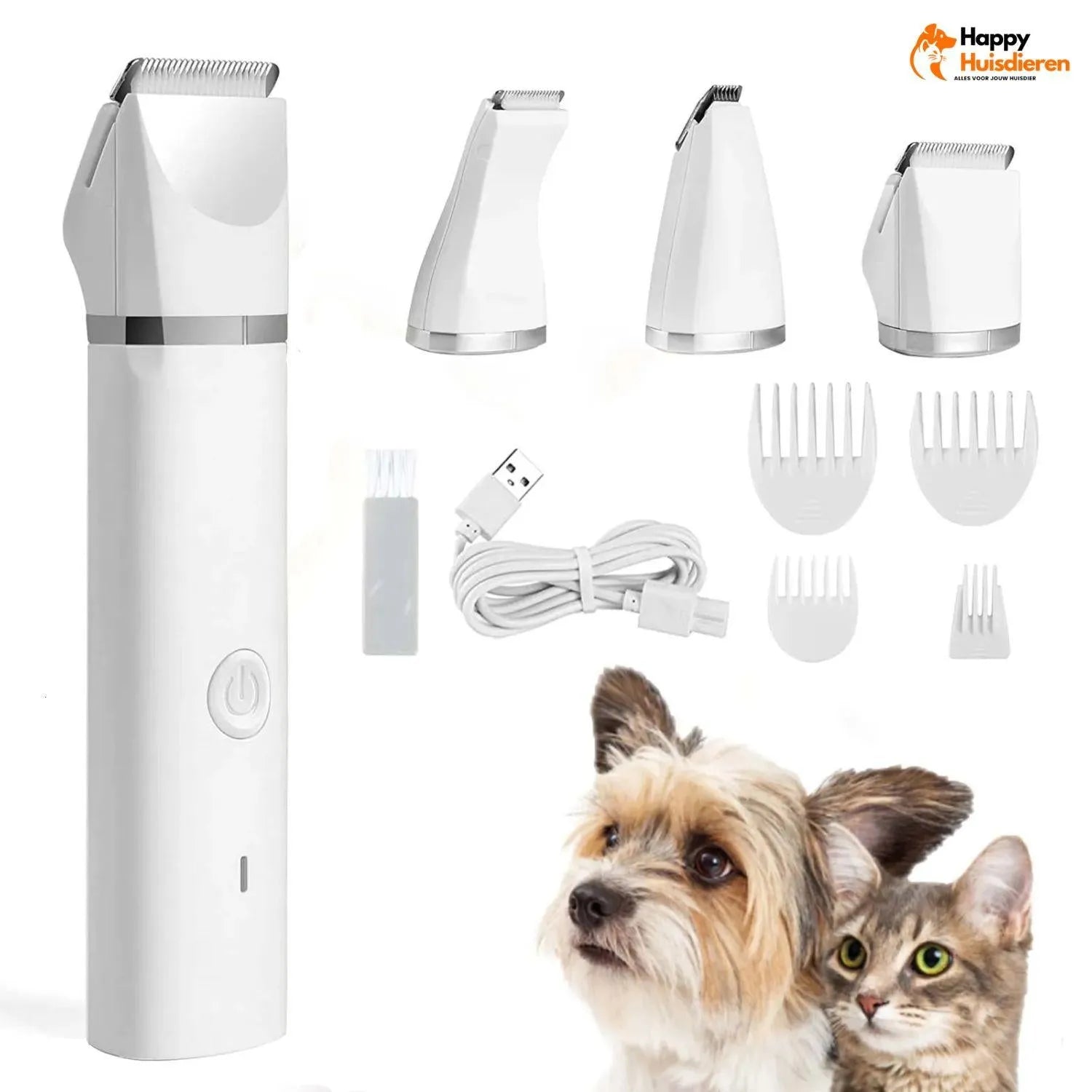 TrimEase | Stille draadloze trimmer voor huisdieren – veilig & veelzijdig