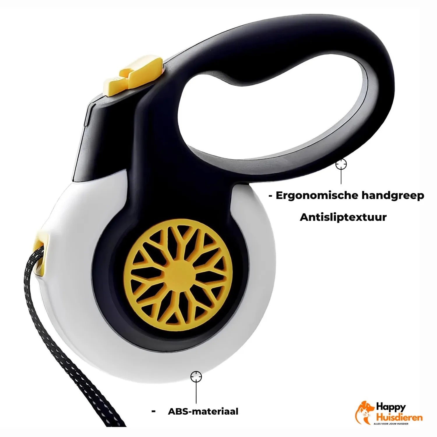 Veiligheidslijn Pro | Automatische, explosieveilige intrekbare hondenriem voor middelgrote tot grote honden