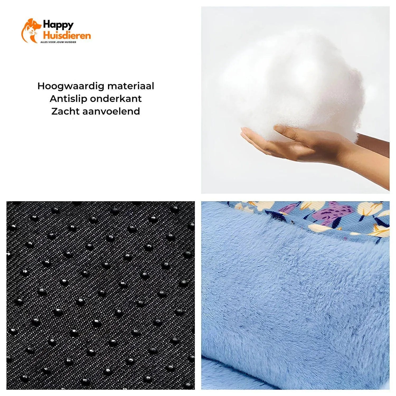 Velvet Verwenbankje | Orthopedisch hondenbankje met zachte fluwelen hoes