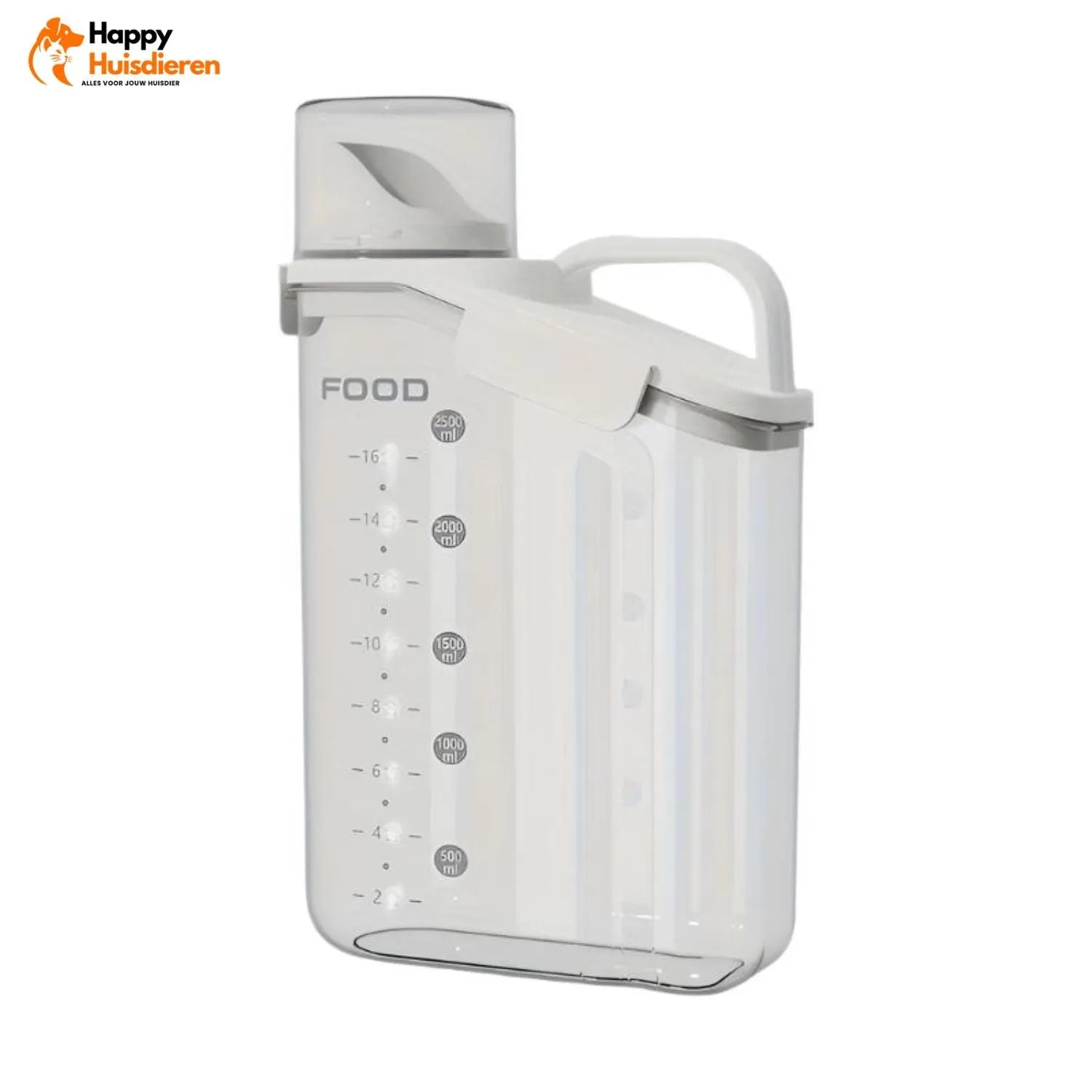 VersVoerOpberger | Vochtbestendige Voercontainer met Maatbeker