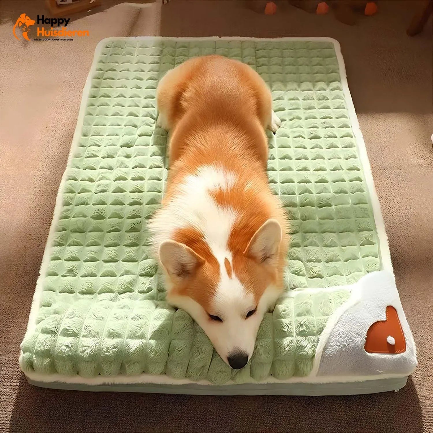 Warme Winter Nest | Luxe Geruite Bed Voor Huisdieren