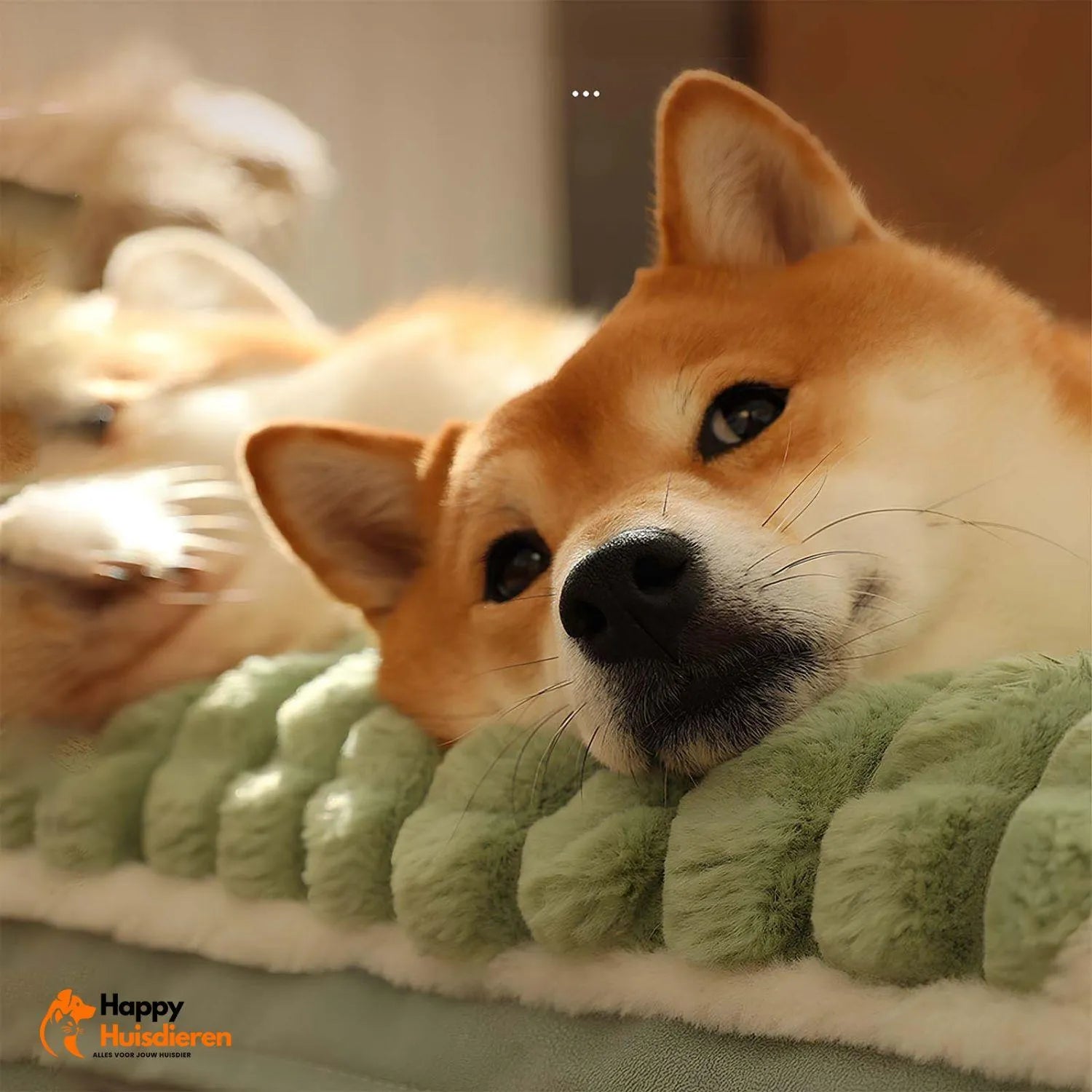 Warme Winter Nest | Luxe Geruite Bed Voor Huisdieren