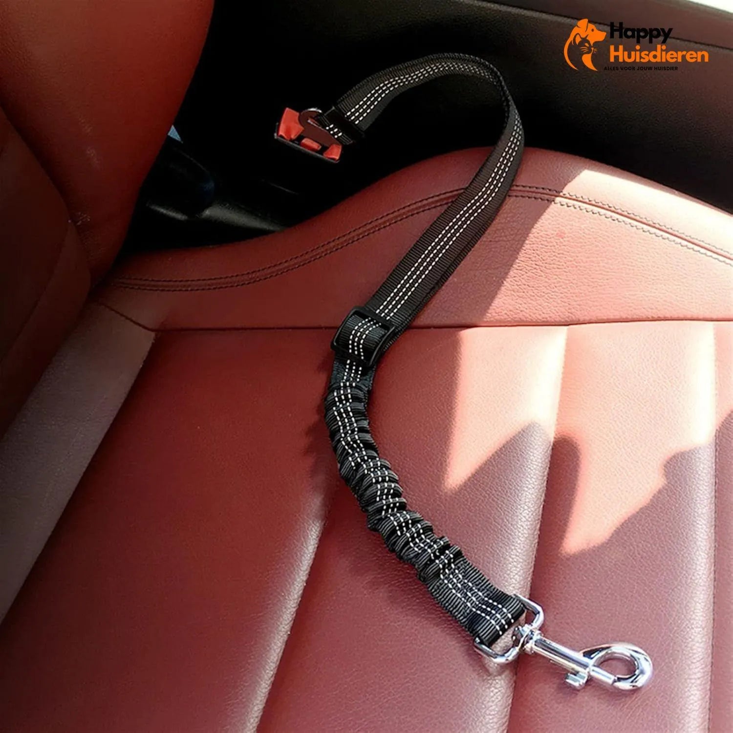 WoofBelt | Verstelbare Hondengordel voor Auto – Veilig & Comfortabel Reizen