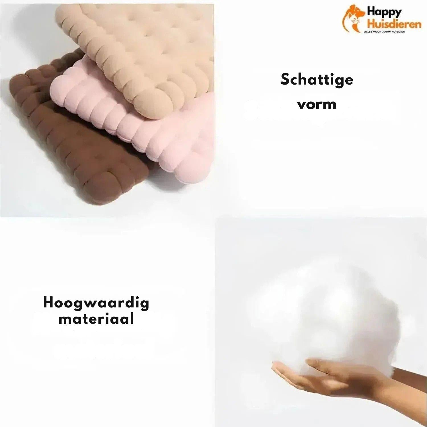 WoofHaven Bed | Pluche Slaapplek voor Kleine Rassen