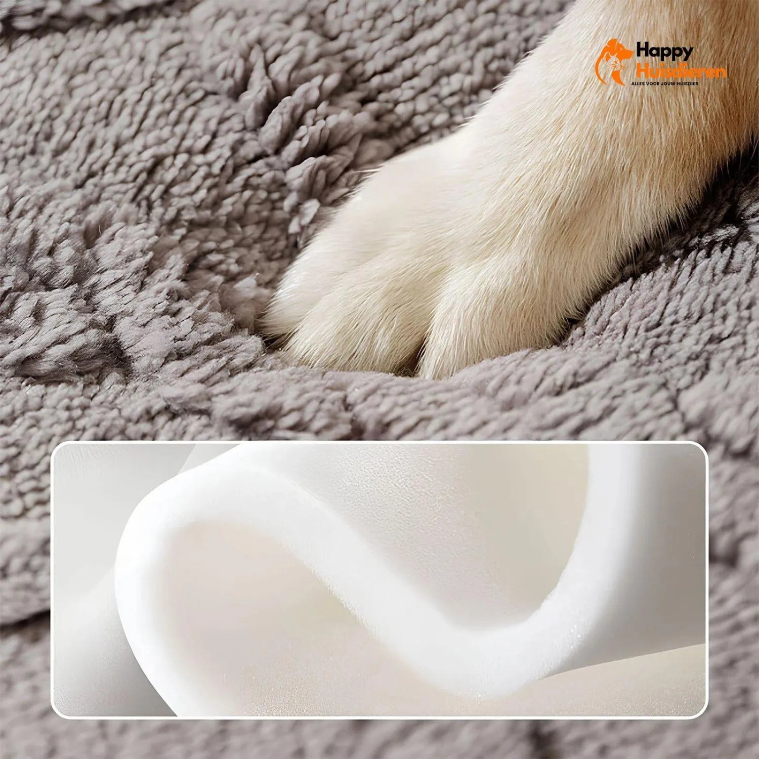 WoofNest Hondenmand | Zacht ligbed voor warmte en comfort