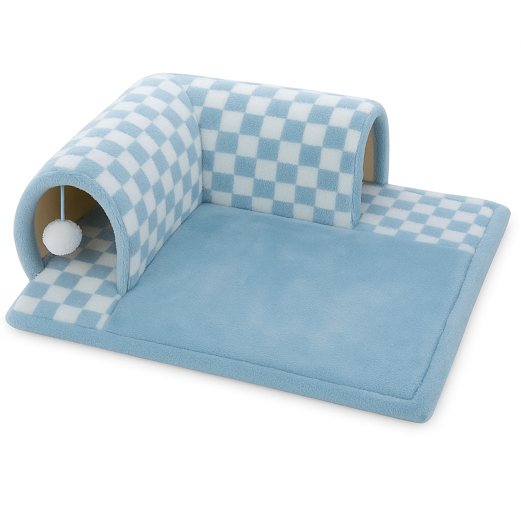 Yumi | Pluche kattentunnel voor spelen en rust