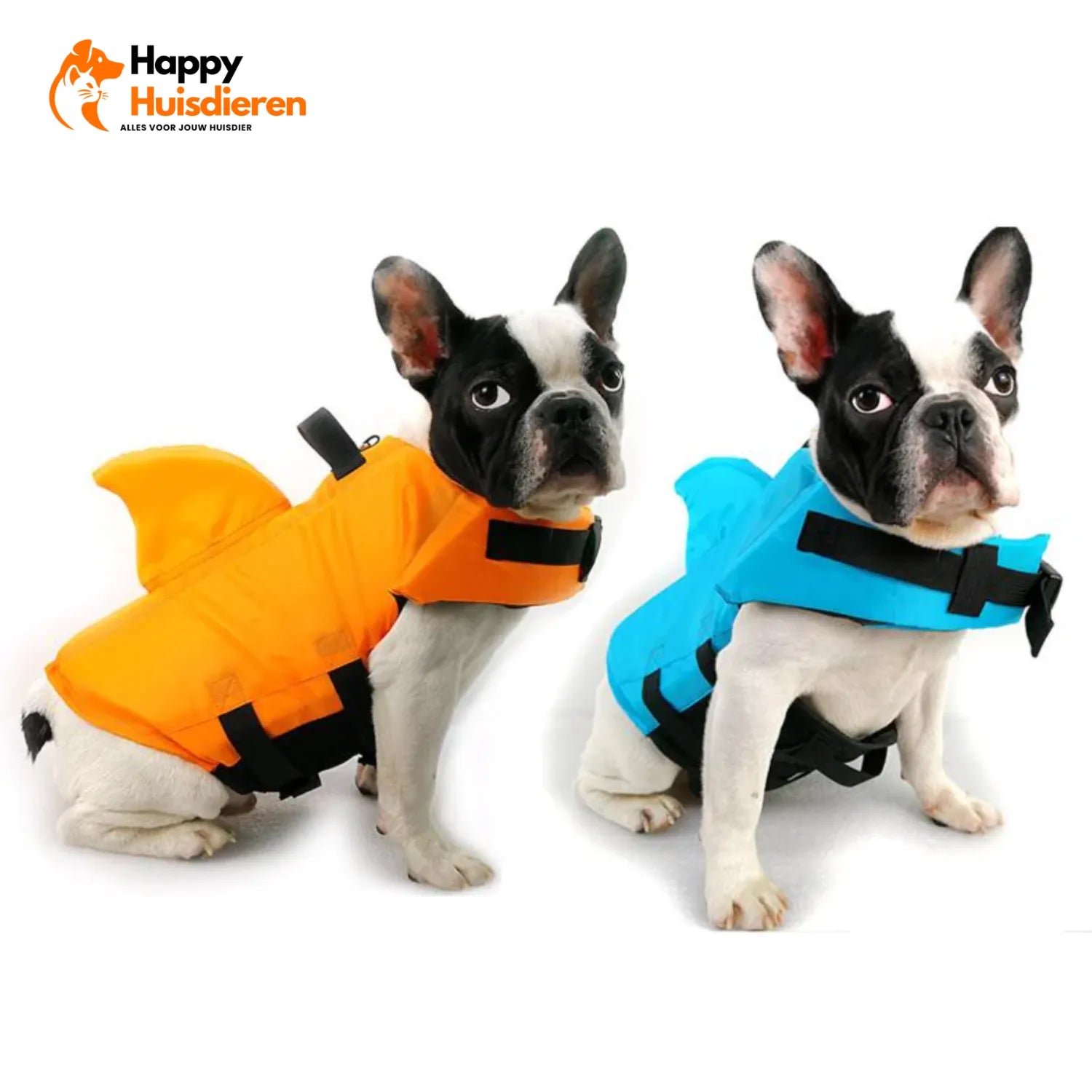 Zwemvest voor Honden – Lichtgewicht Reddingsvest met Handgreep, Verstelbaar & Reflecterend (veilig zwemmen/varen)