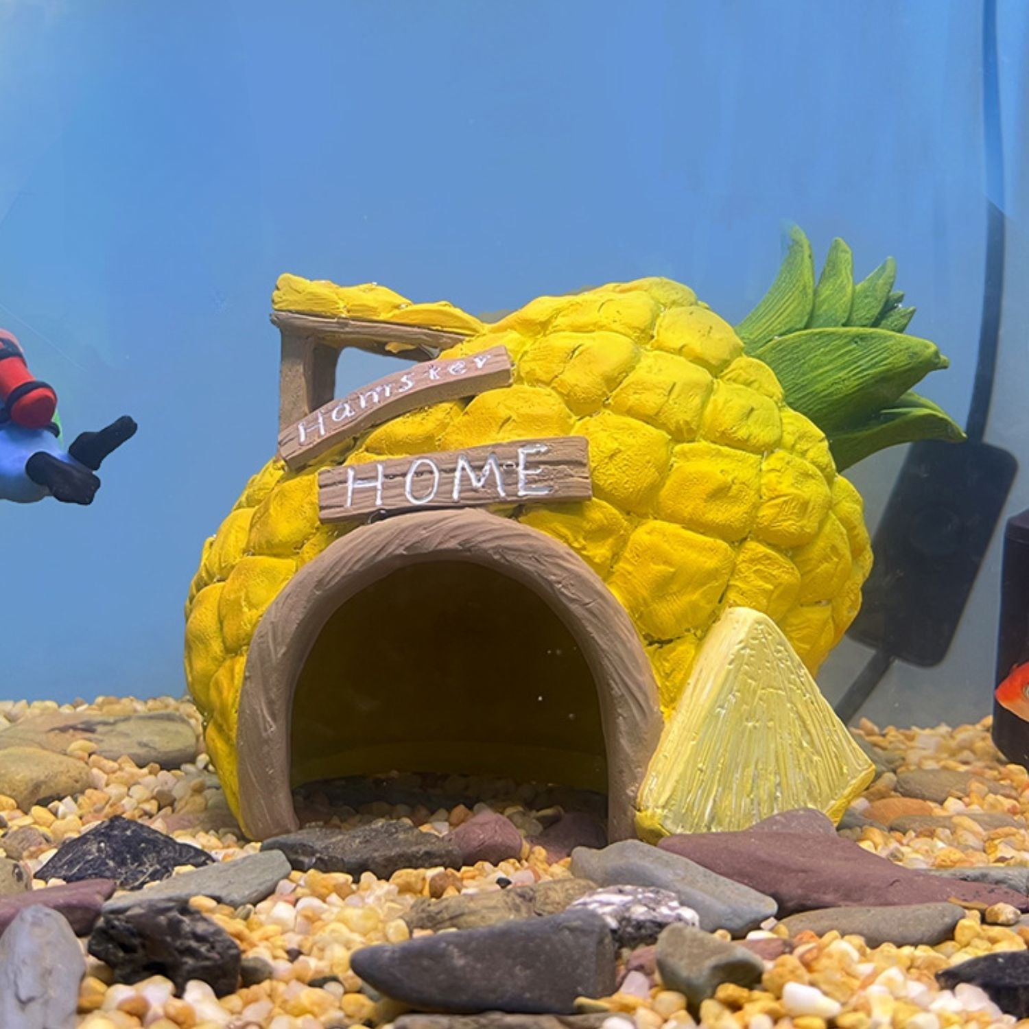 Exotische aquariumdecoratie voor een levendig tropisch onderwaterlandschap