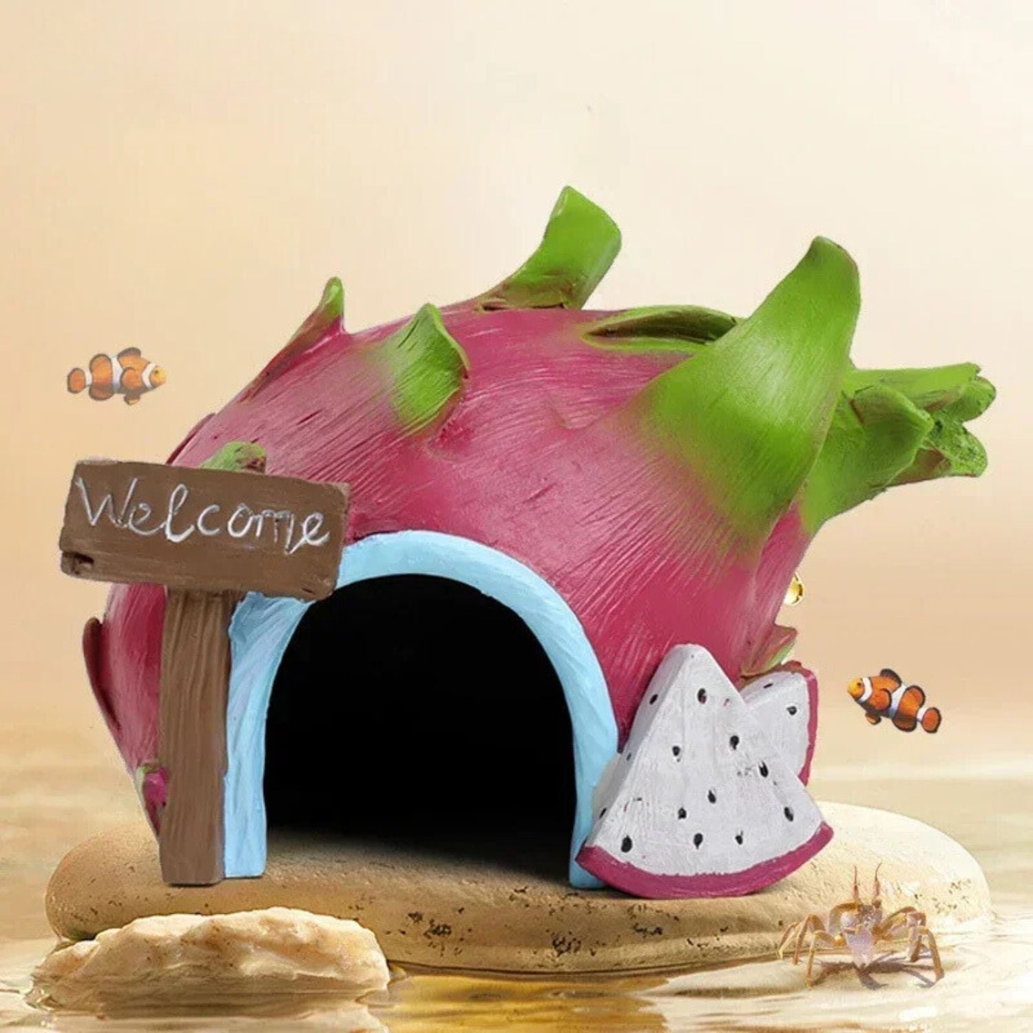 Exotische aquariumdecoratie voor een levendig tropisch onderwaterlandschap