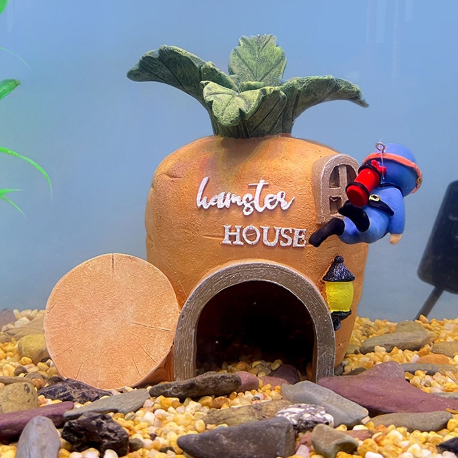 Exotische aquariumdecoratie voor een levendig tropisch onderwaterlandschap