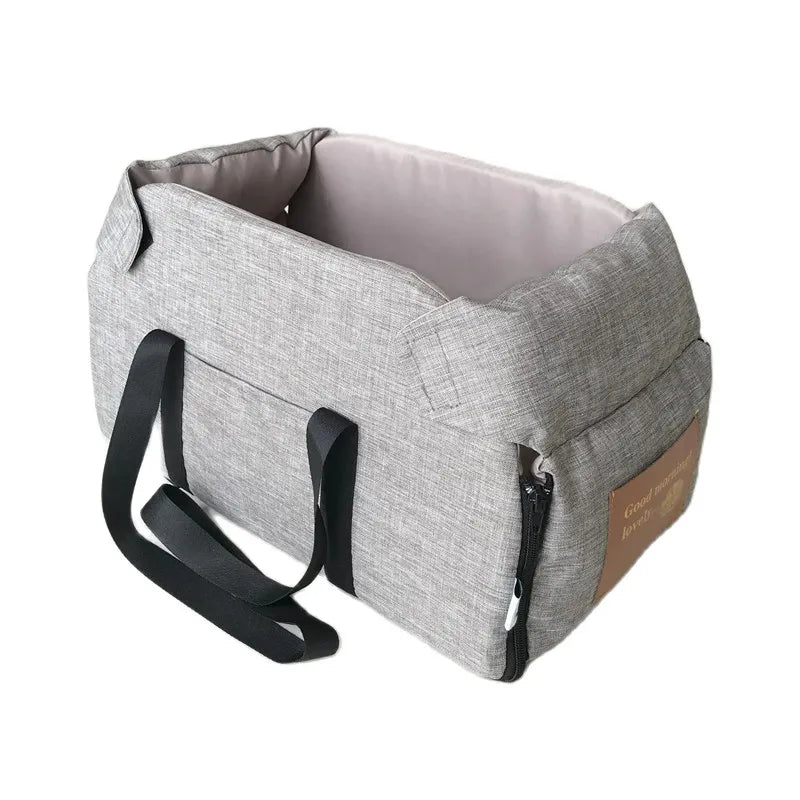 Verhoogde huisdierstoel voor kleine honden, ideaal voor veilige autoreizen