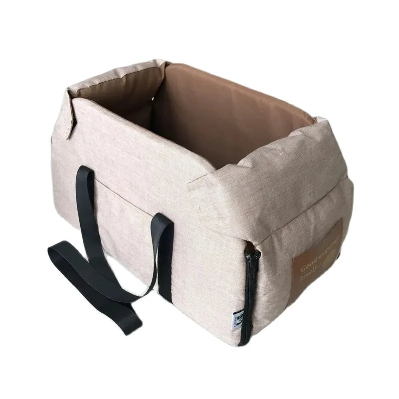 Verhoogde huisdierstoel voor kleine honden, ideaal voor veilige autoreizen