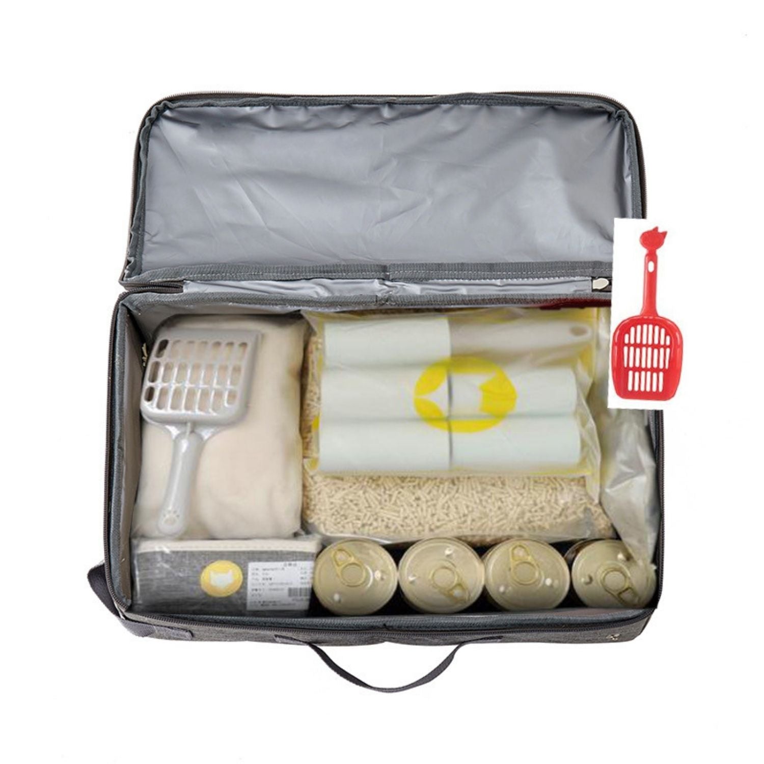 Opvouwbare en waterdichte kattenbak voor reisdoeleinden