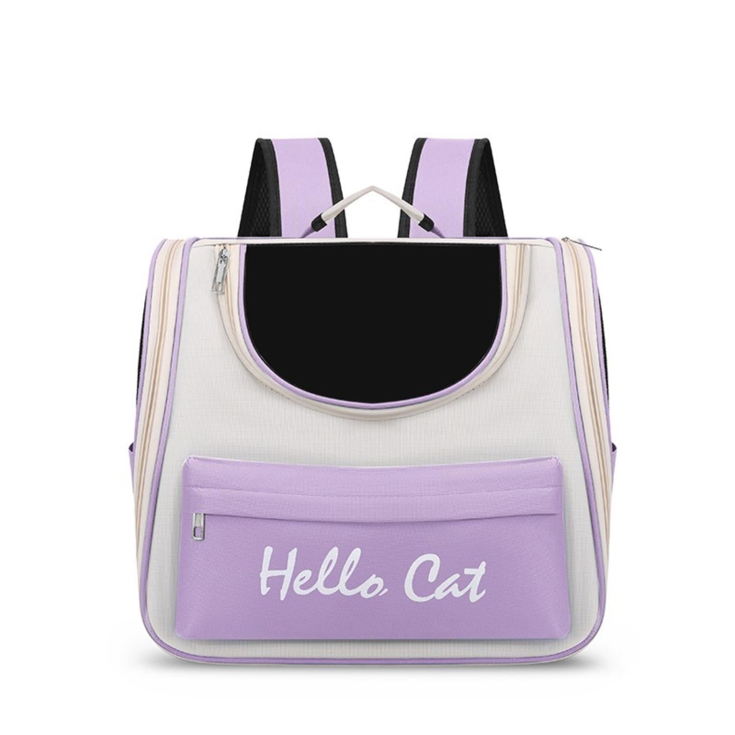 Rugzak speciaal ontworpen voor het comfortabel dragen van katten