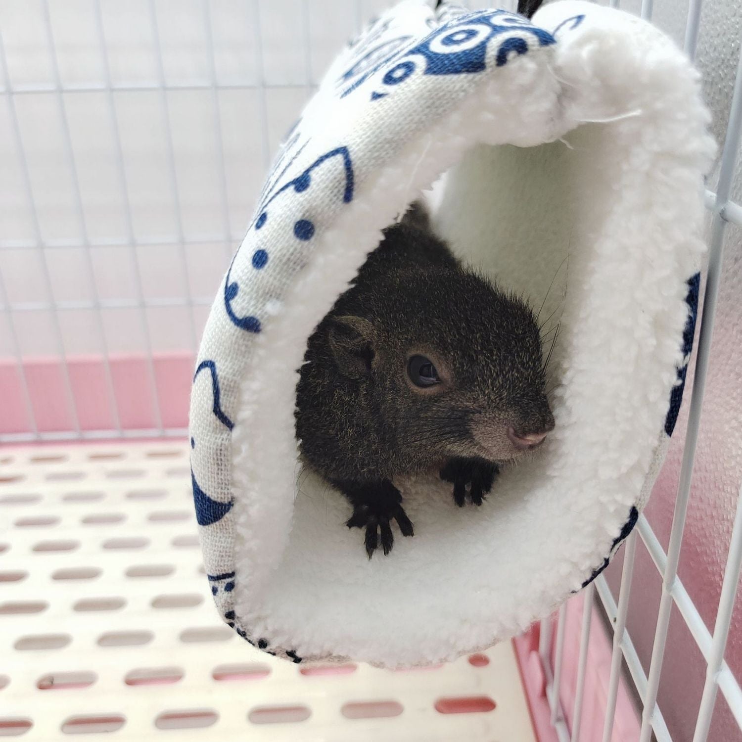 Warme en comfortabele tunnel voor knaagdieren, ideaal als schuilplaats