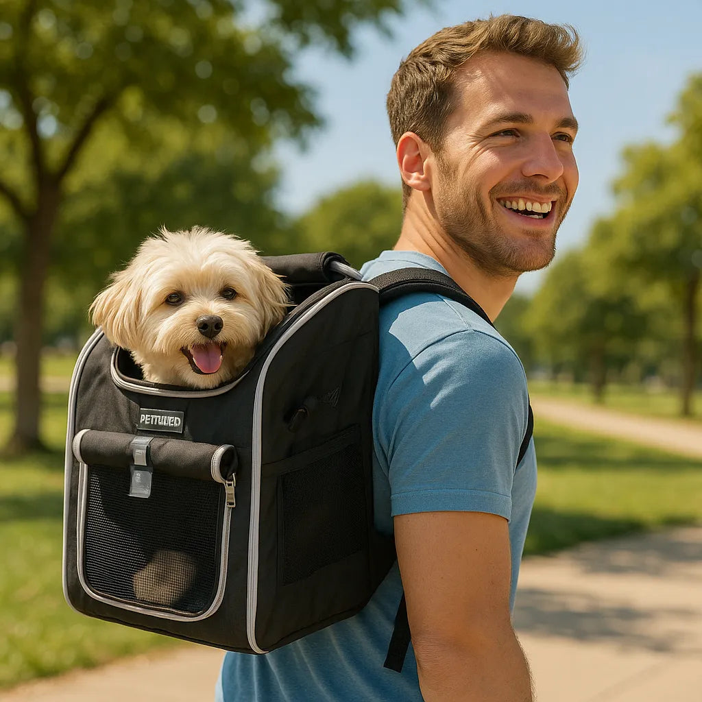 Ontdekkingsreis | Comfortabele Hondenrugzak en Fietstas